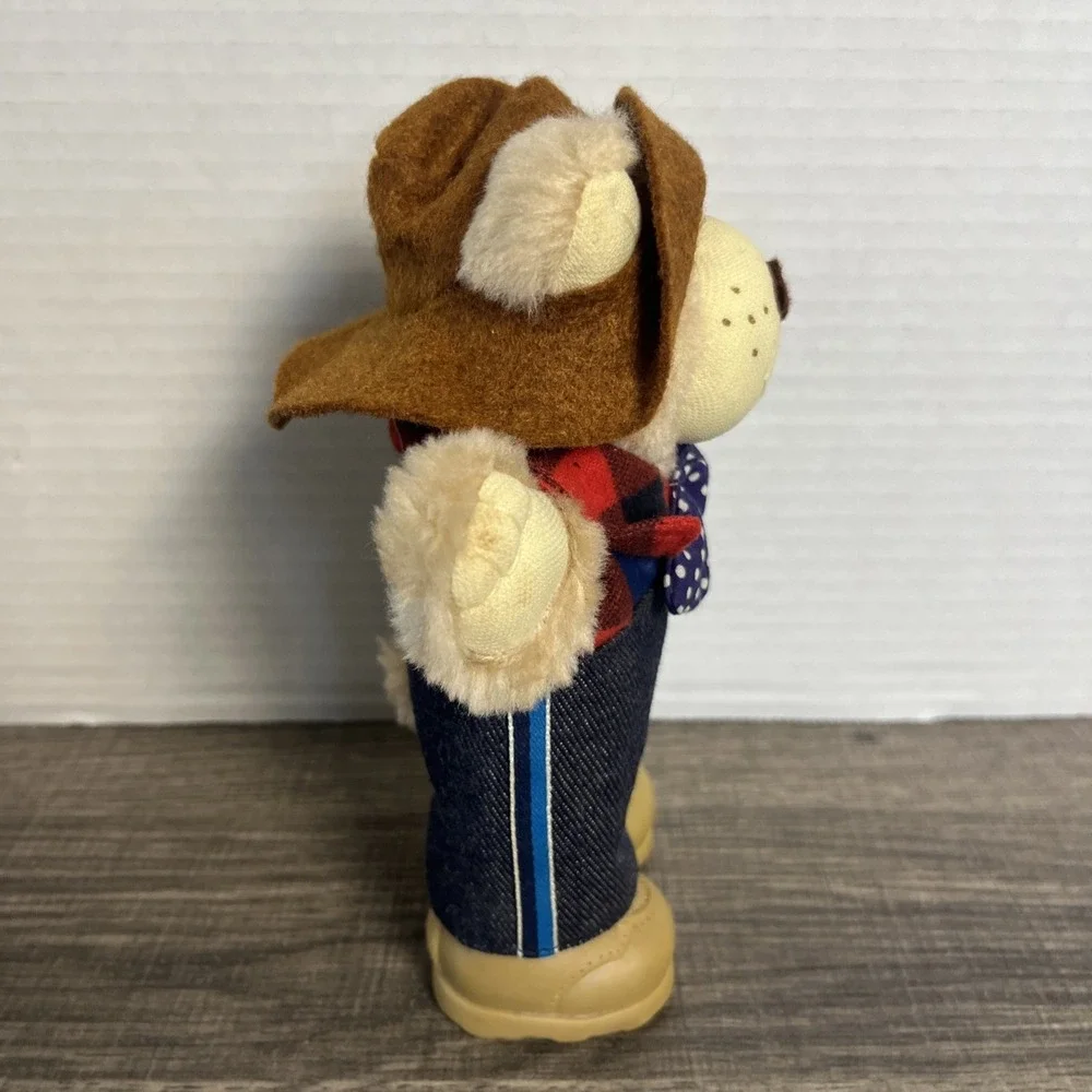 Vintage 1986 Furskins Bears Set Of 2 Dudley & Farrell Wendy's 7
